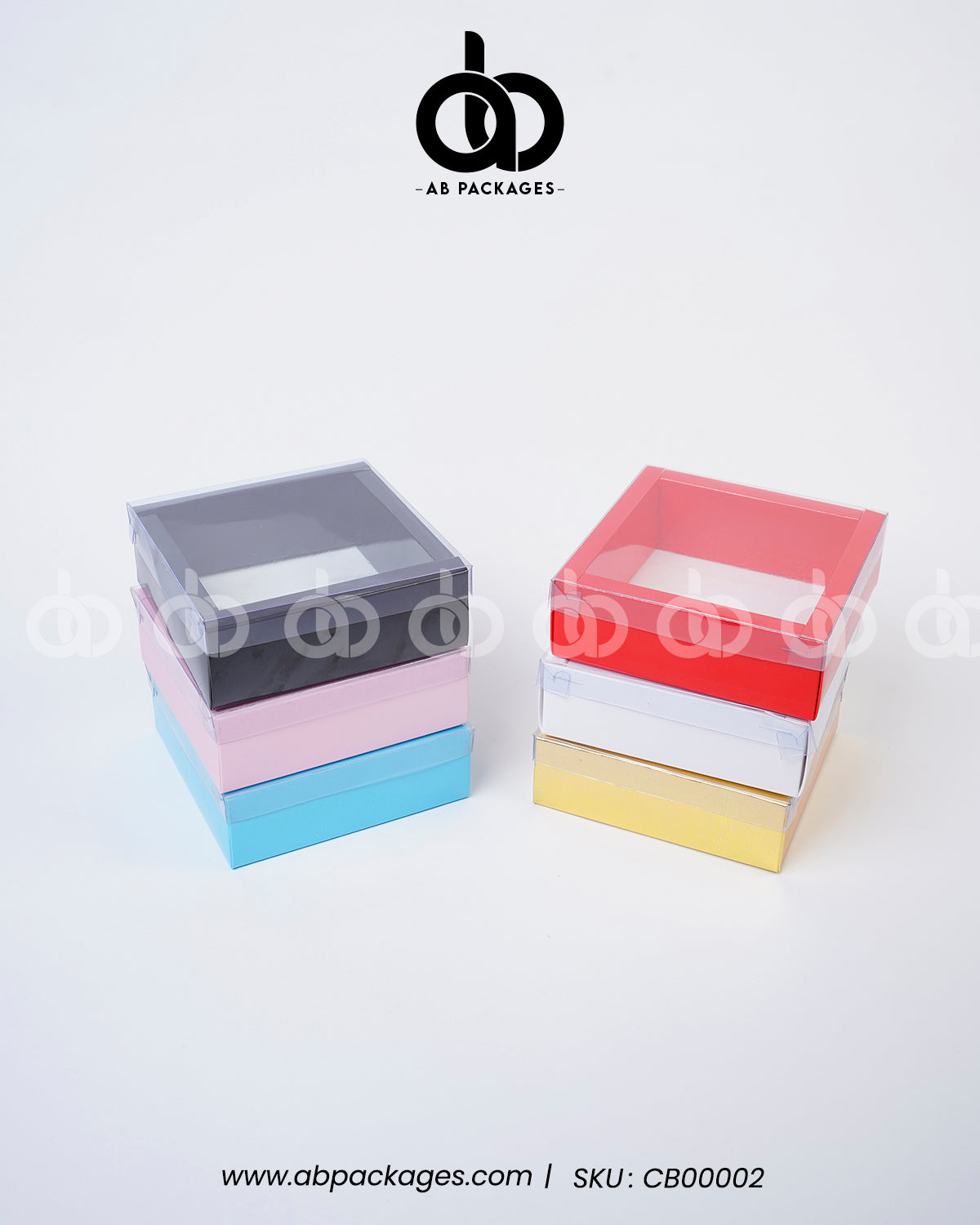 Vibrant Square Cardboard Box
