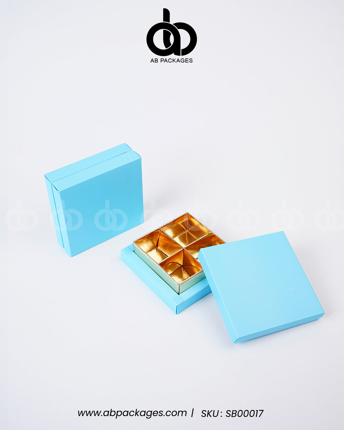 Choco Palette Elegant Four Section Box