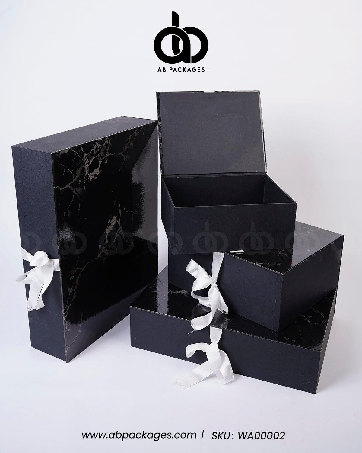 Memorable Wooden Marble Style Gift Box