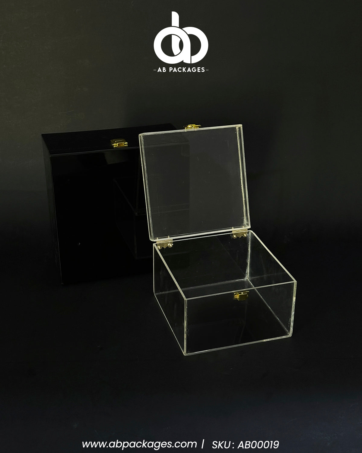 Luxury Signature Acrylic Storage Box