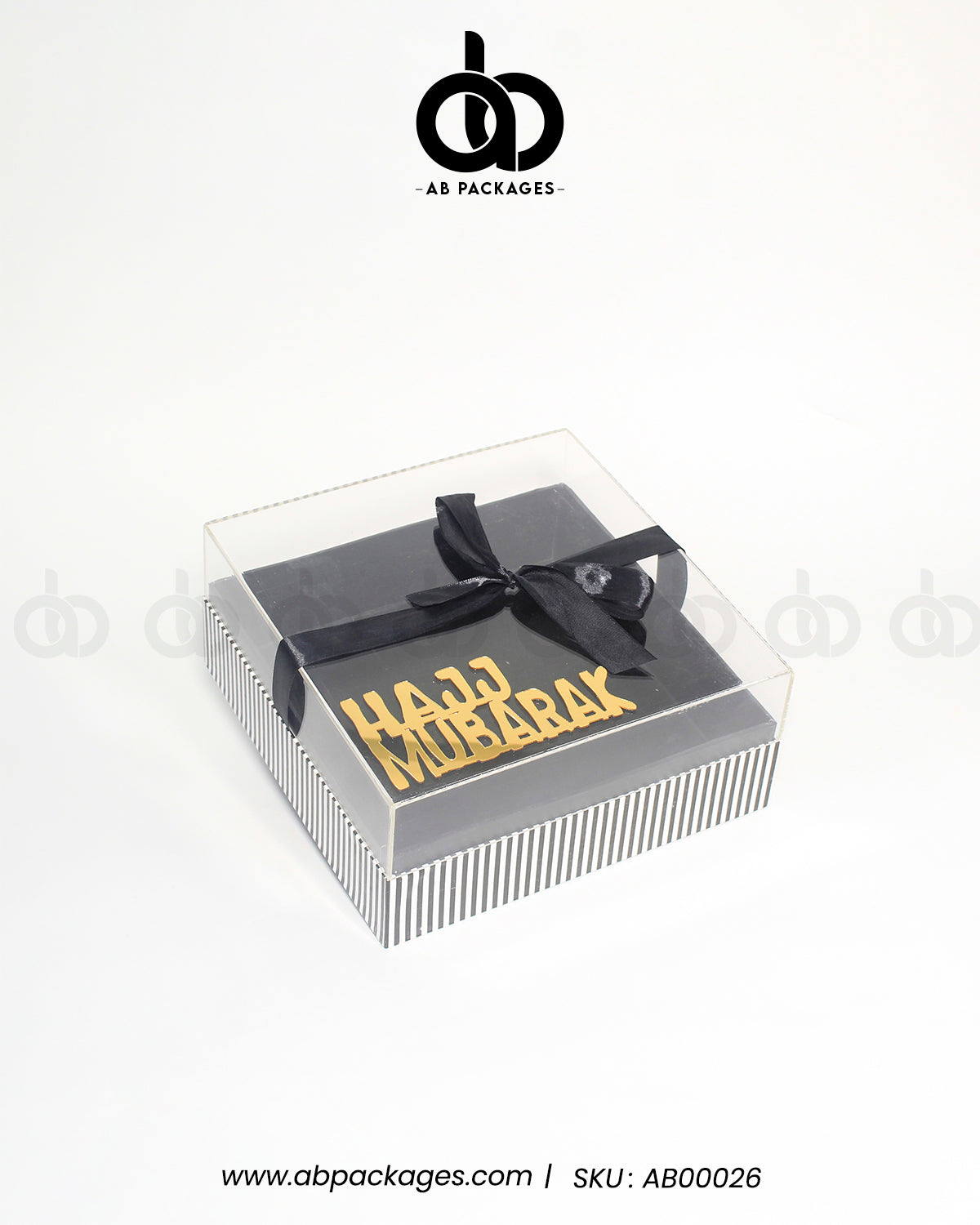 Lavishness Clear Acrylic Hajj Exclusive  Box