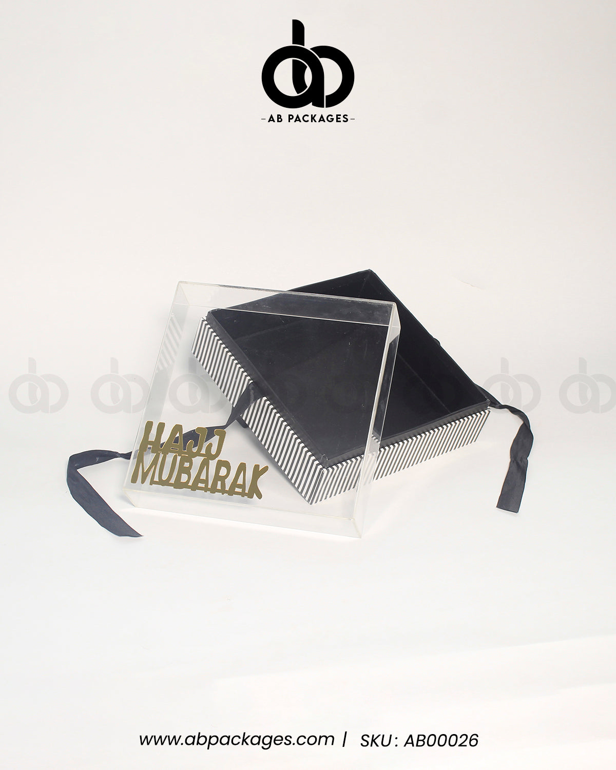 Lavishness Clear Acrylic Hajj Exclusive  Box