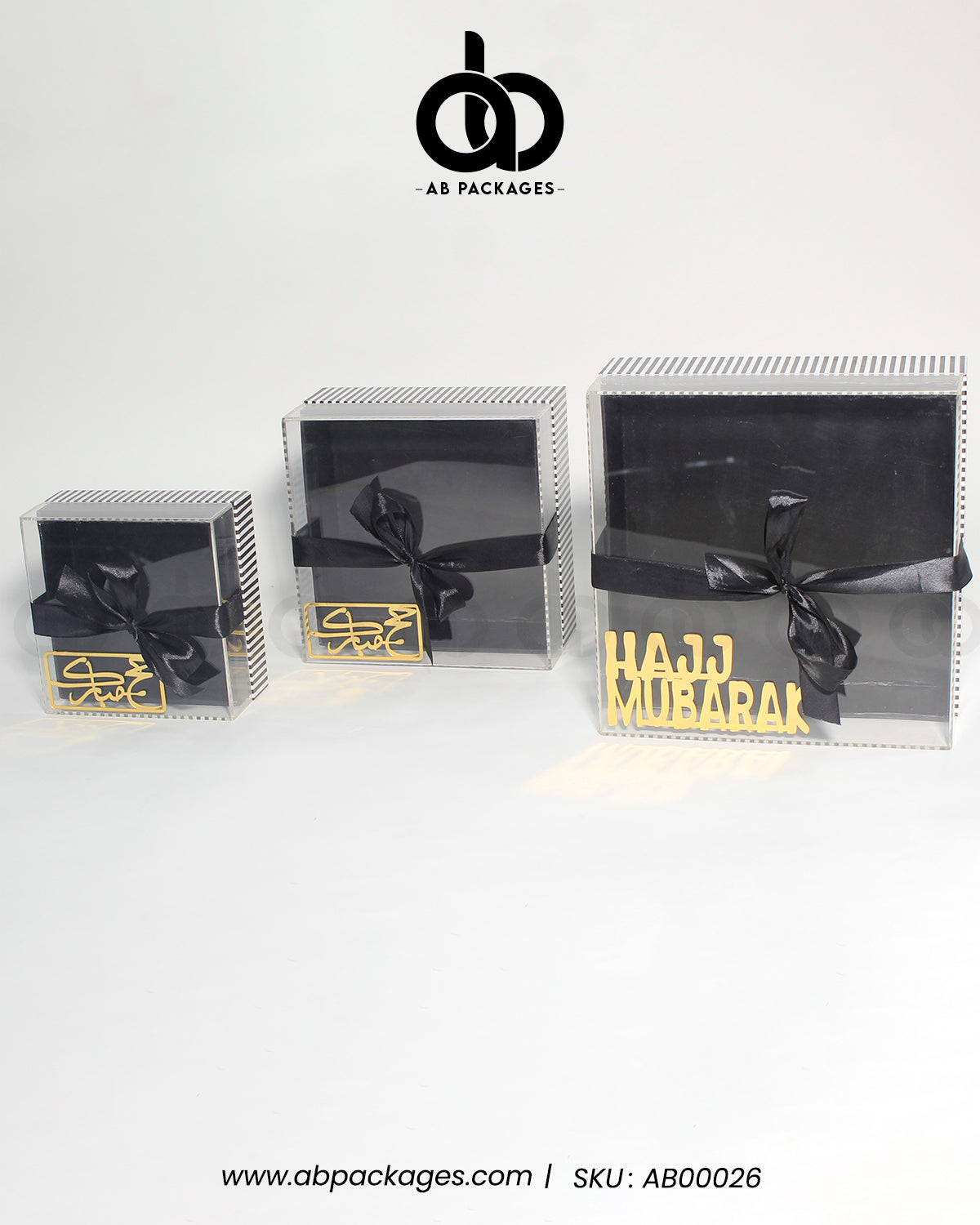 Lavishness Clear Acrylic Hajj Exclusive  Box