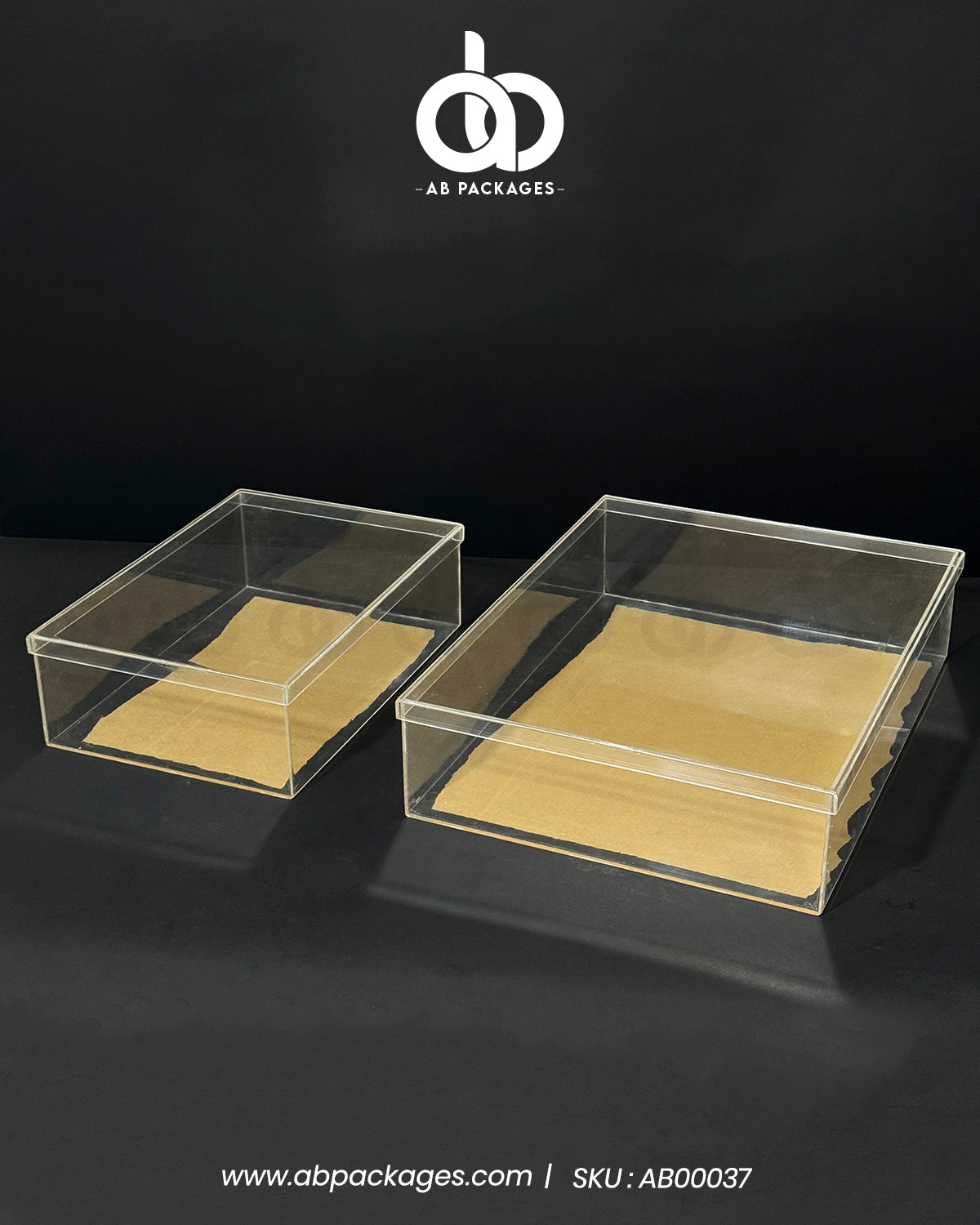 CrystalView Acrylic Top & Bottom Box