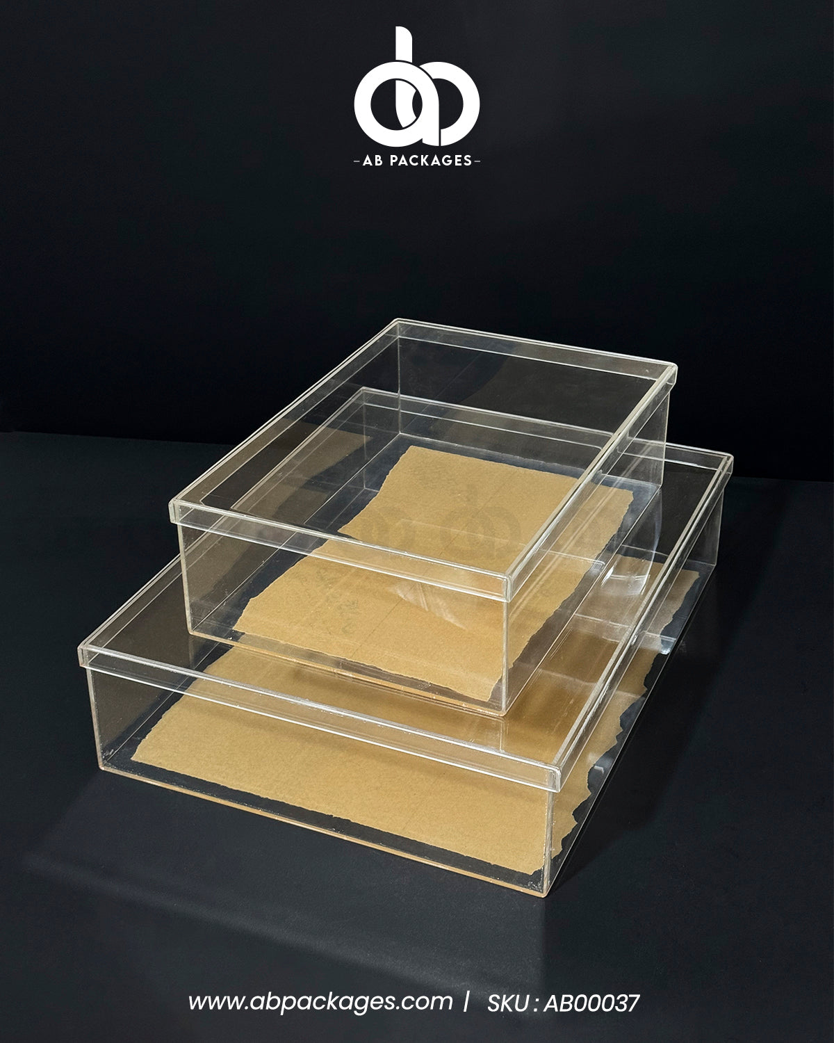 CrystalView Acrylic Top & Bottom Box