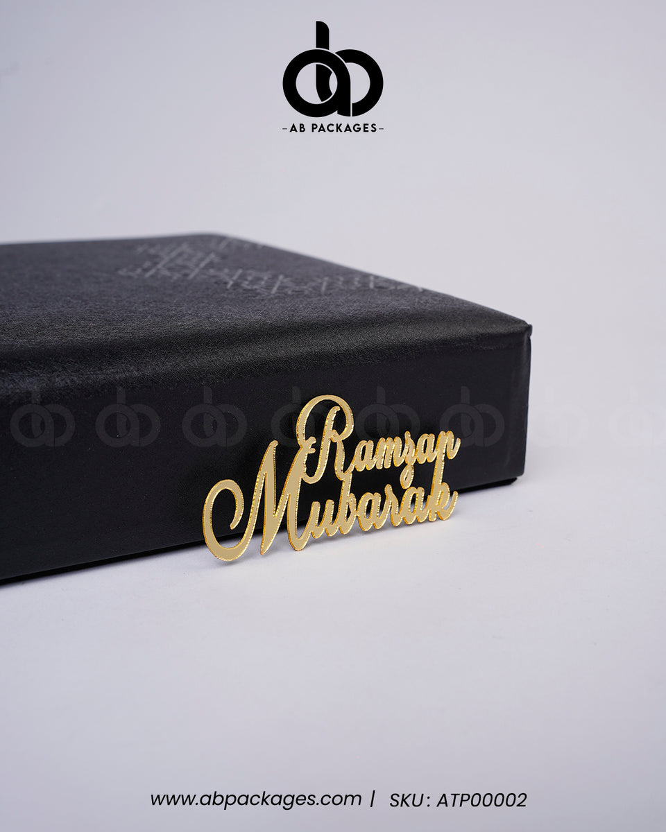 Ramadan Mubarak Topper – AB PACKAGES
