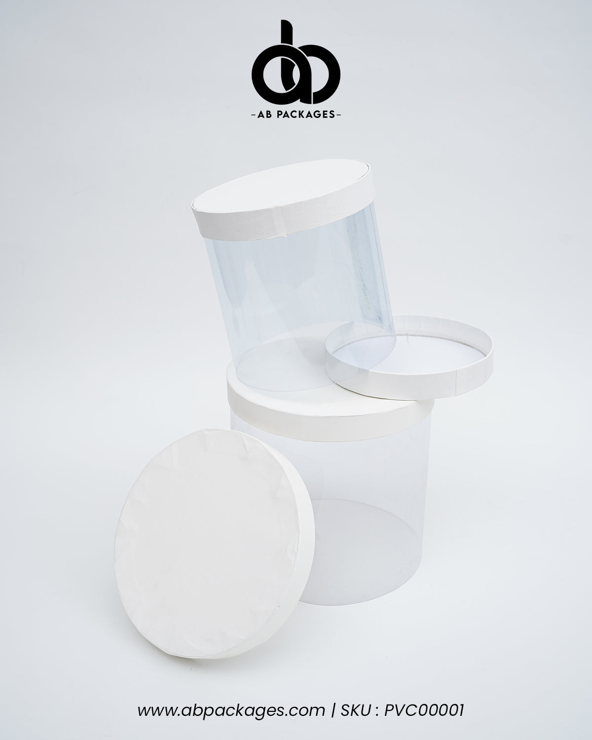 Round Flower PVC Box