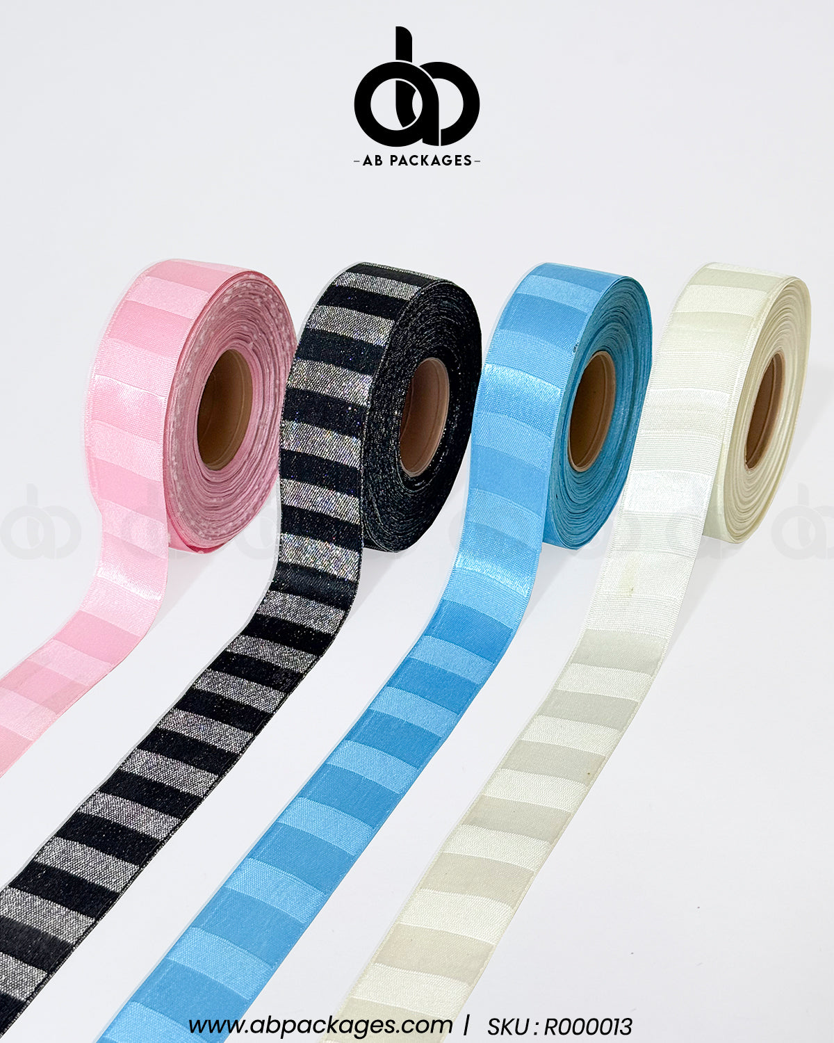 Striped Wired Ribbon