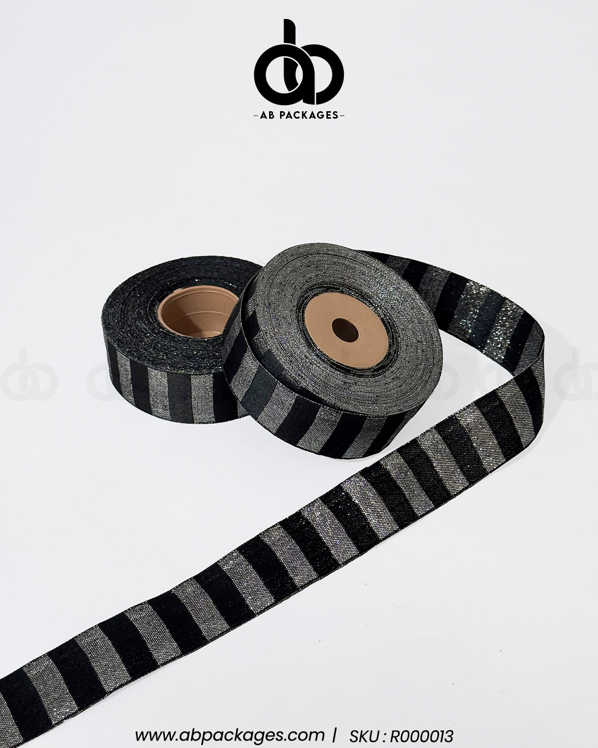 Striped Wired Ribbon