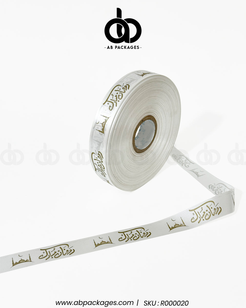 Ramadan Mubarak Ribbon – AB PACKAGES