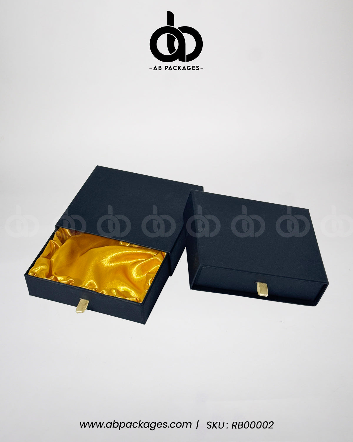 Black Rigid Perfume Box - Main Image