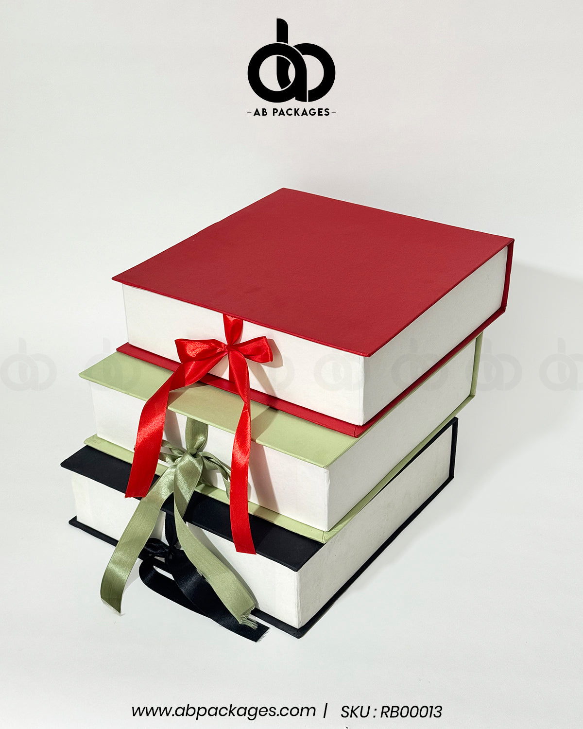 Classic Noir Book Style Rigid Black Box