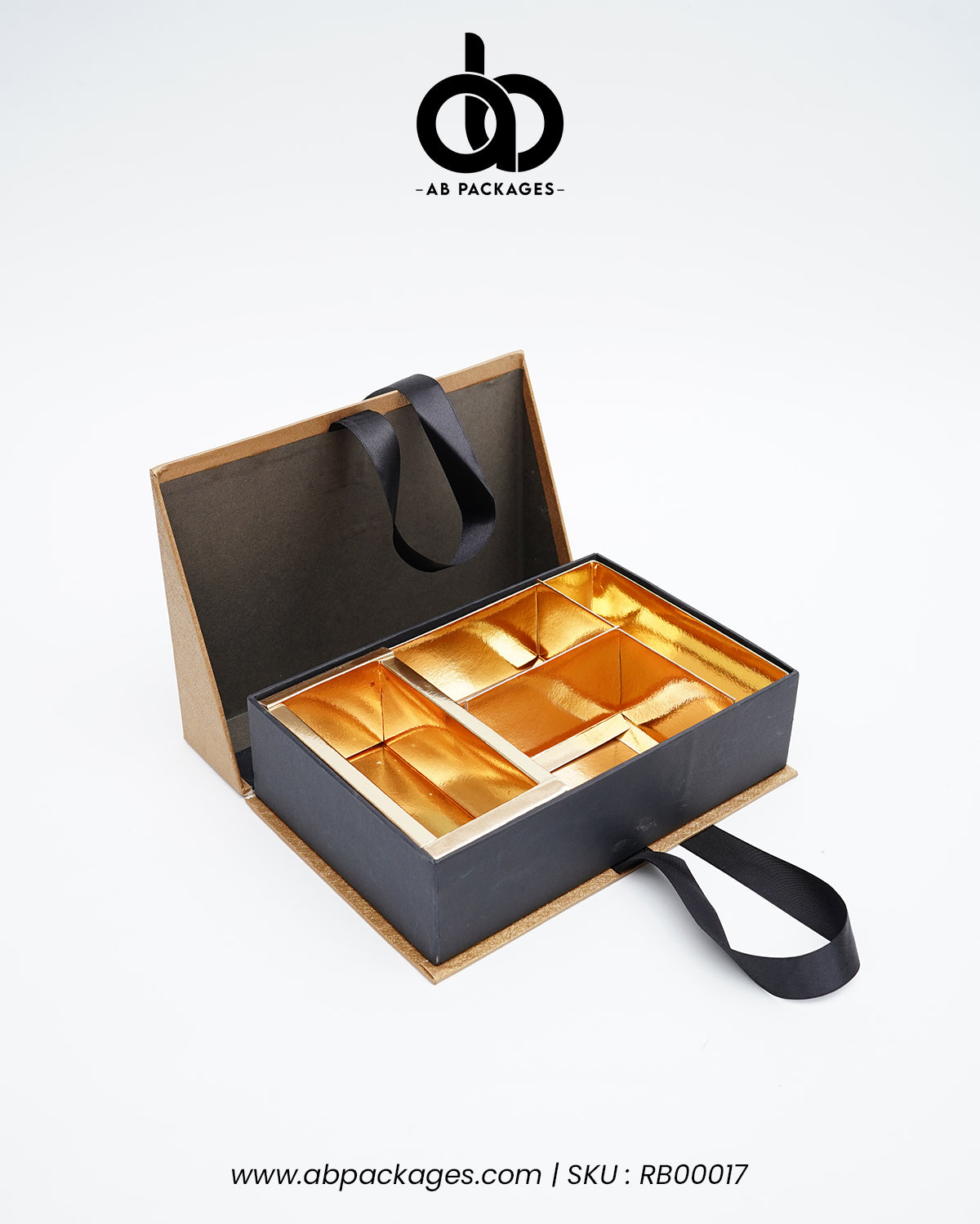 Zamzam Gold & Black Hajj Mubarak Gift Box