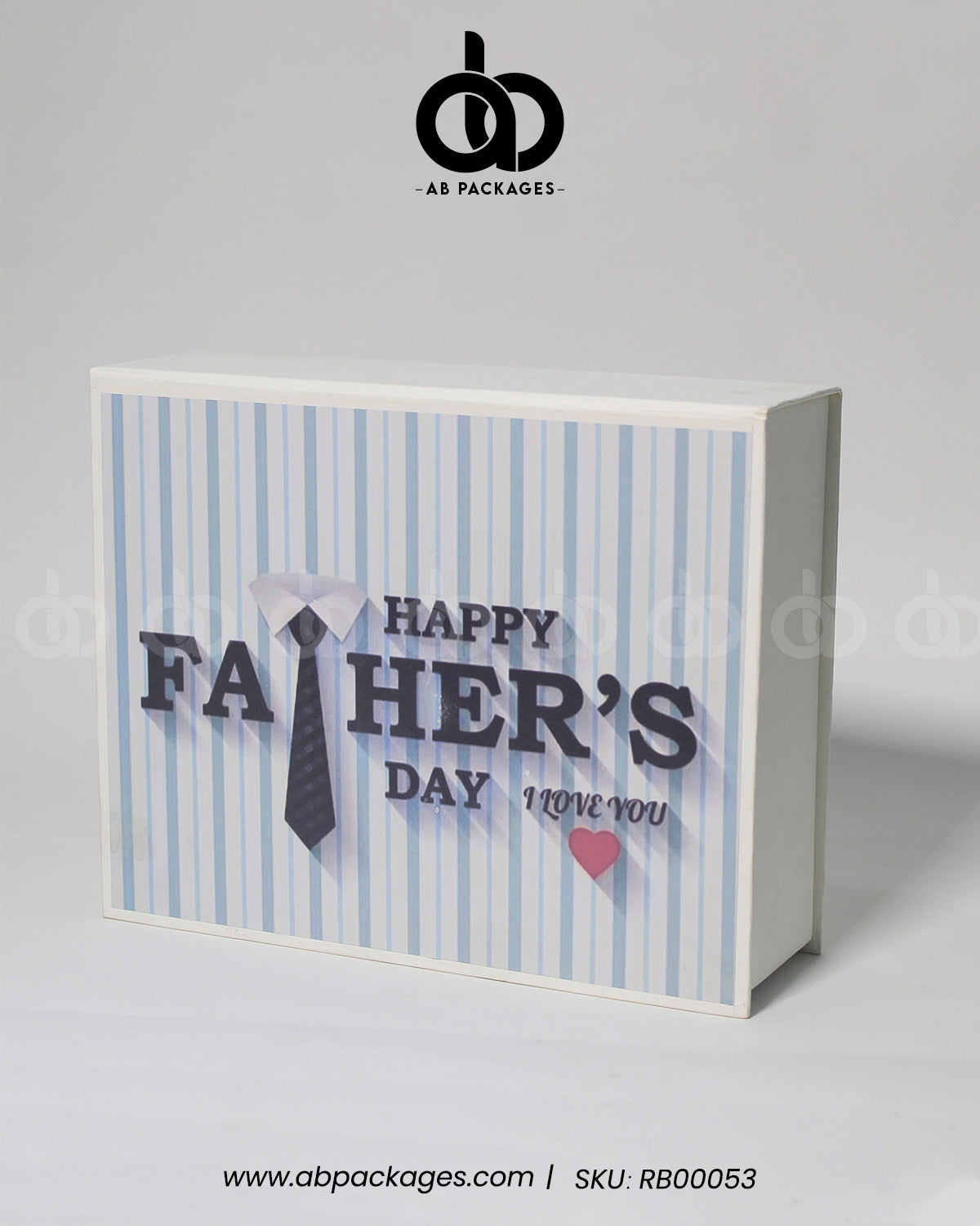 Lined Style Father's Day Rigid Box