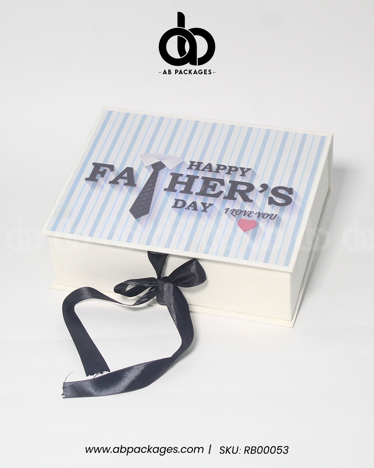 Lined Style Father's Day Rigid Box