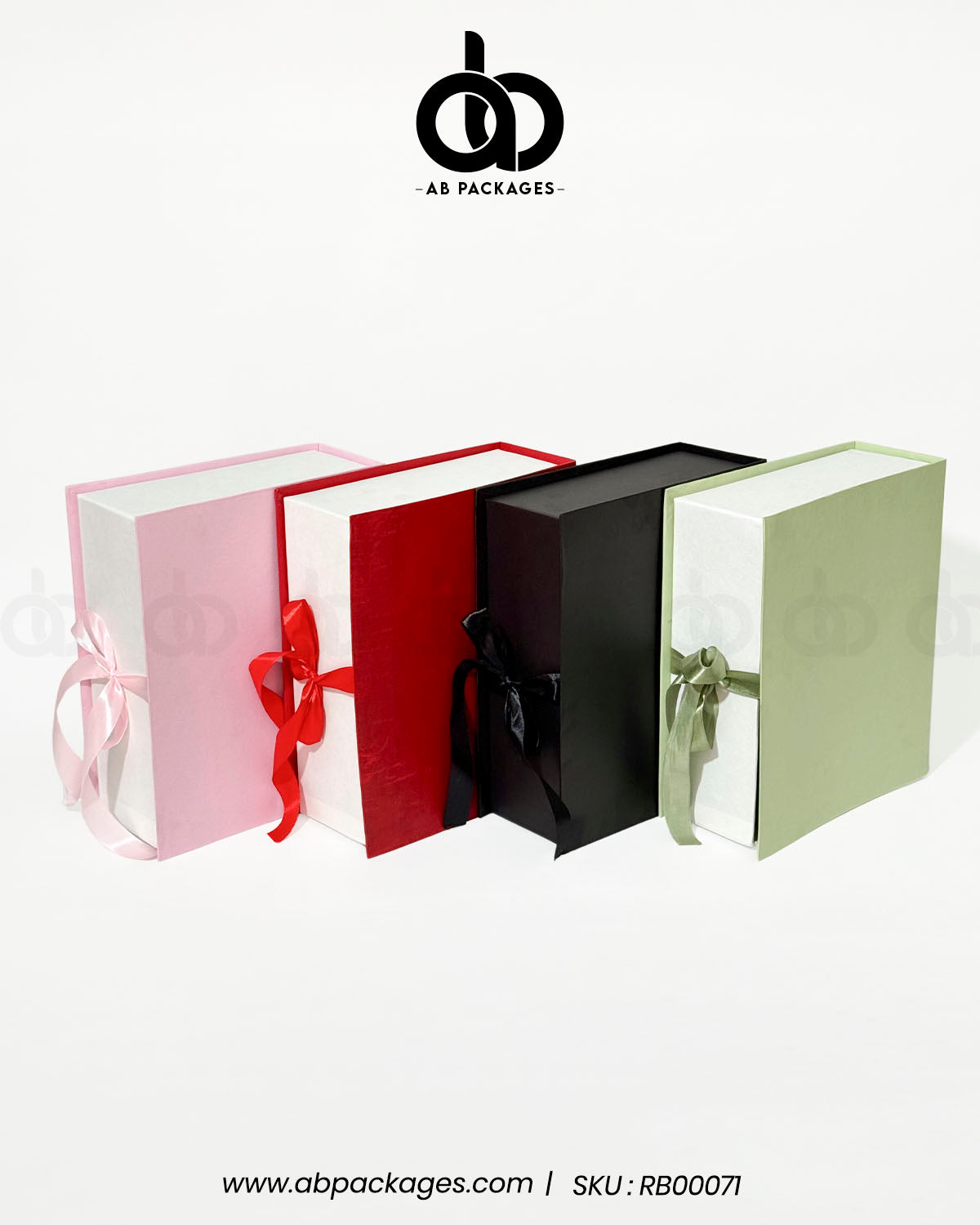 Midnight Luxe Grooved Rigid Gift Box