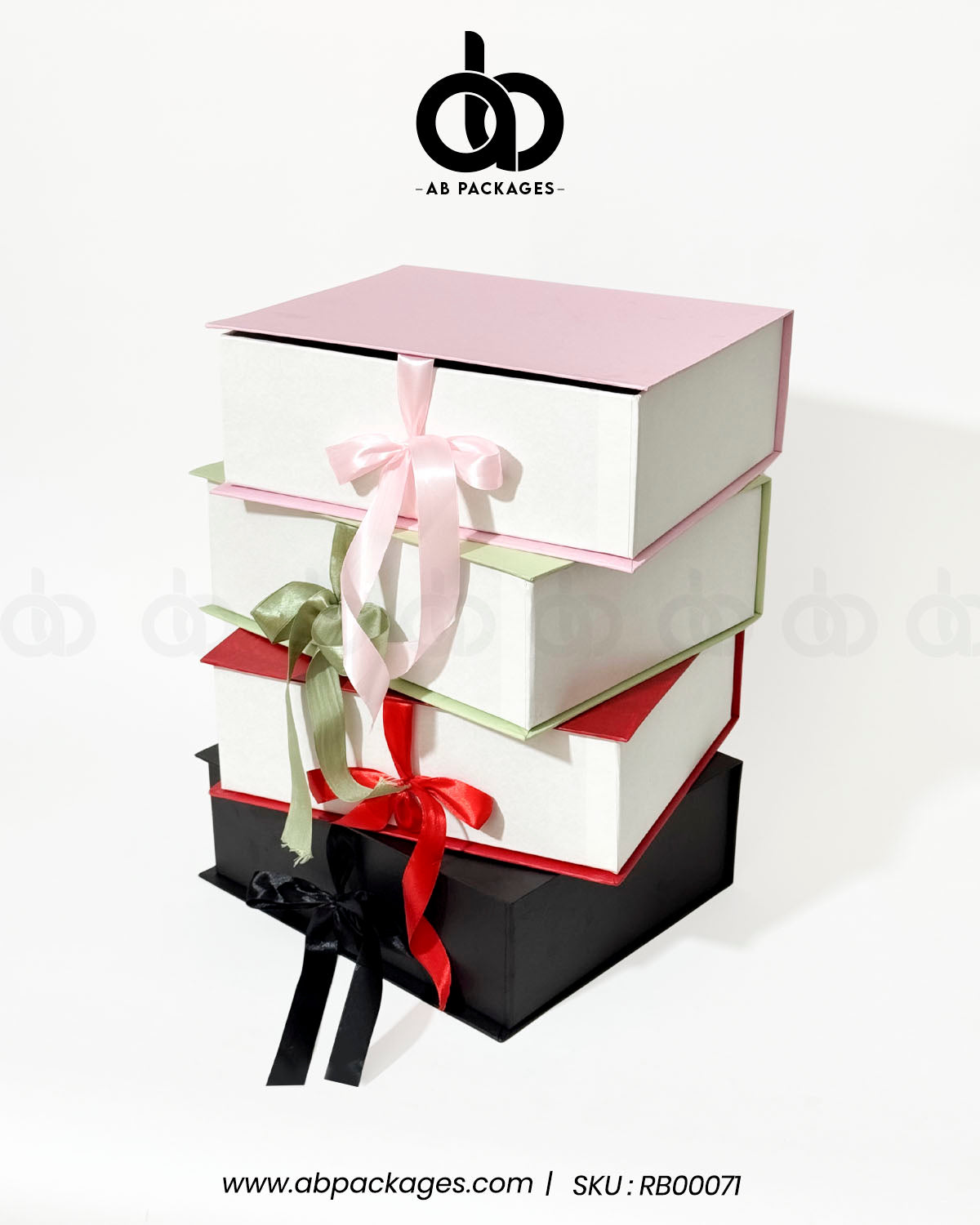 Midnight Luxe Grooved Rigid Gift Box