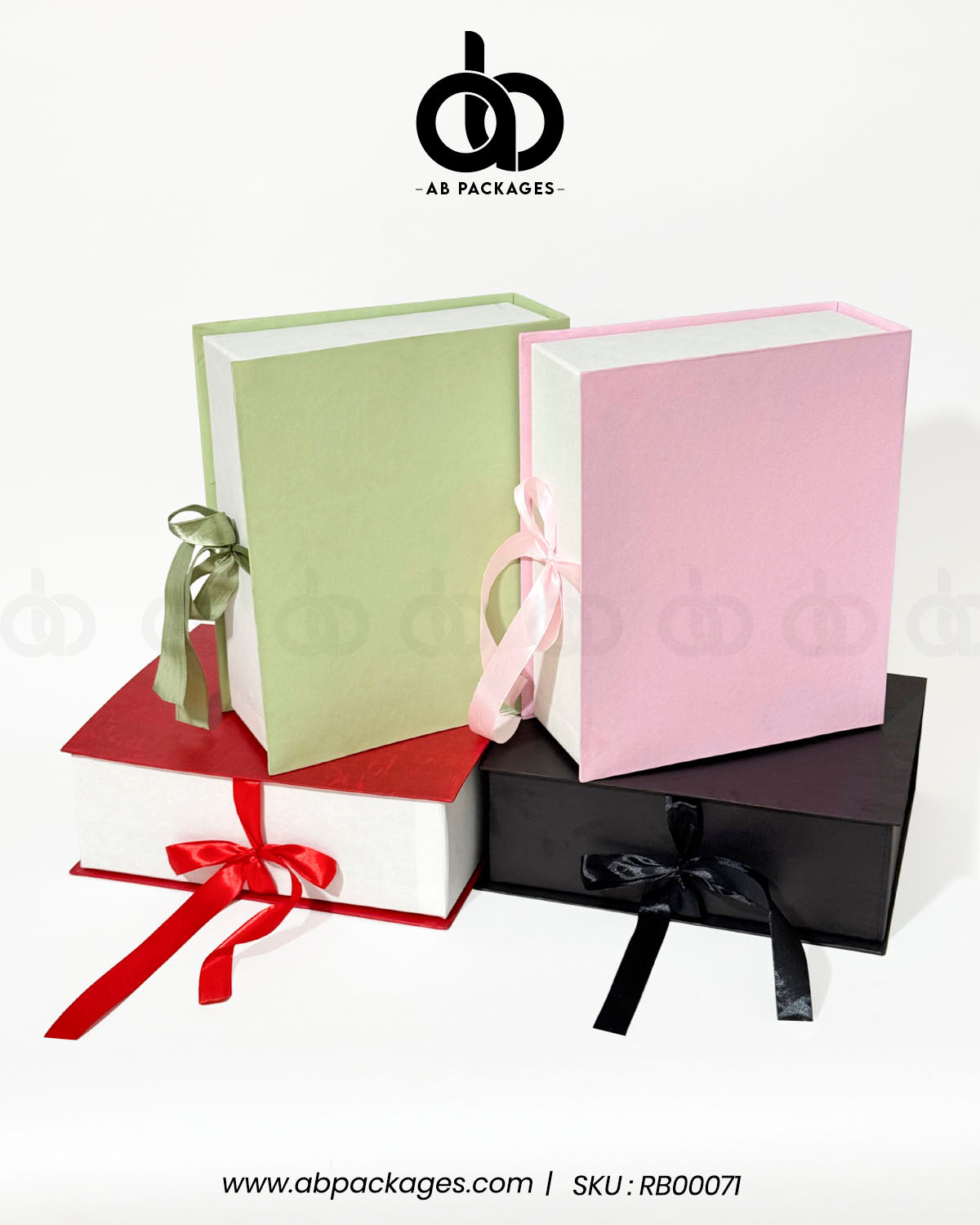 Midnight Luxe Grooved Rigid Gift Box