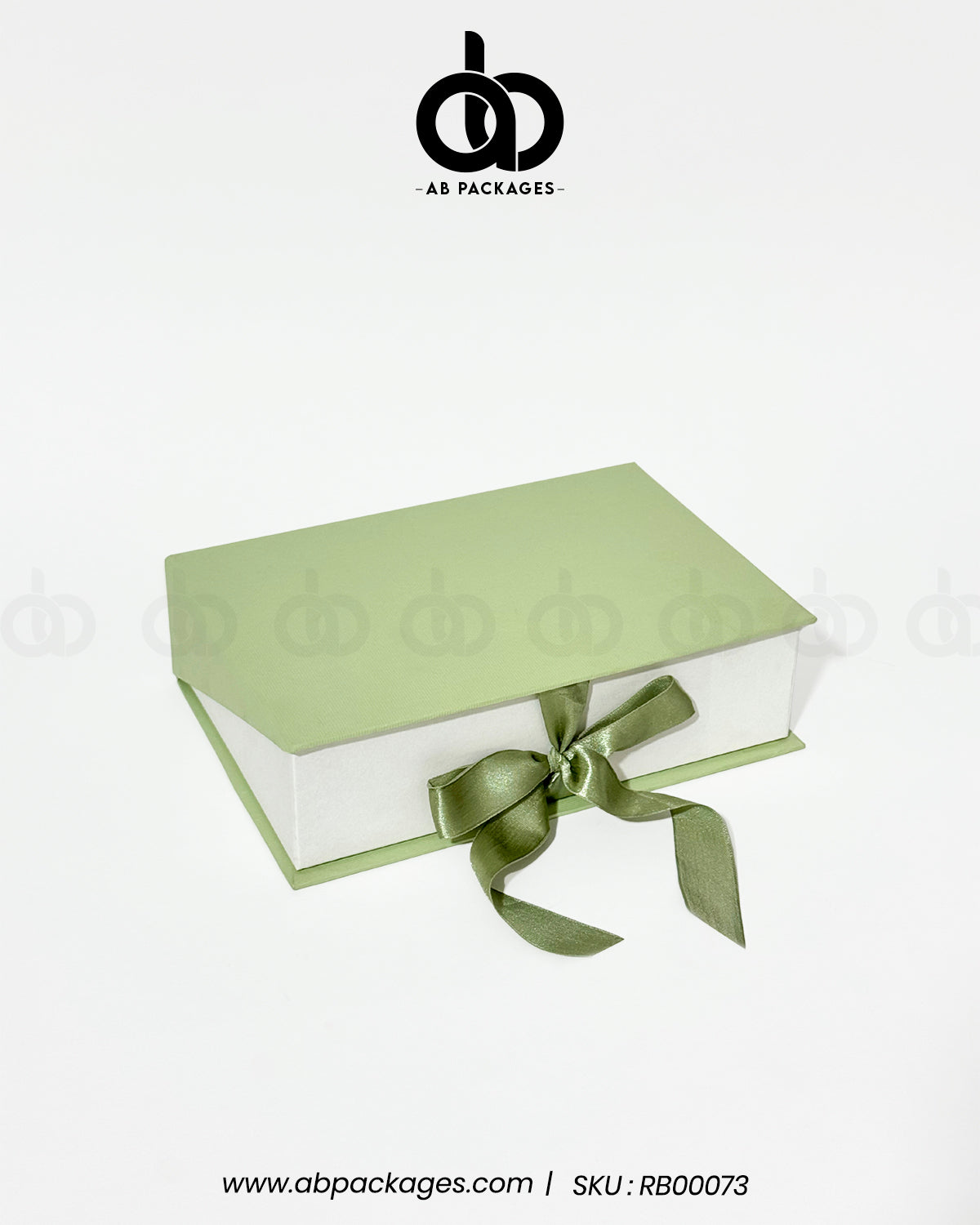 Premium Book Style Rigid Gift Box with Silk Lining & Ribbon