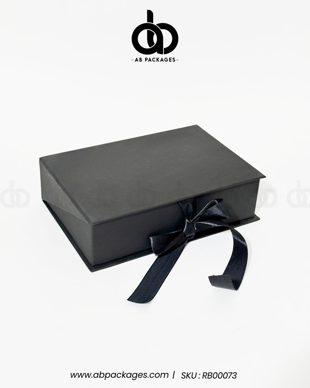Premium Book Style Rigid Gift Box with Silk Lining & Ribbon