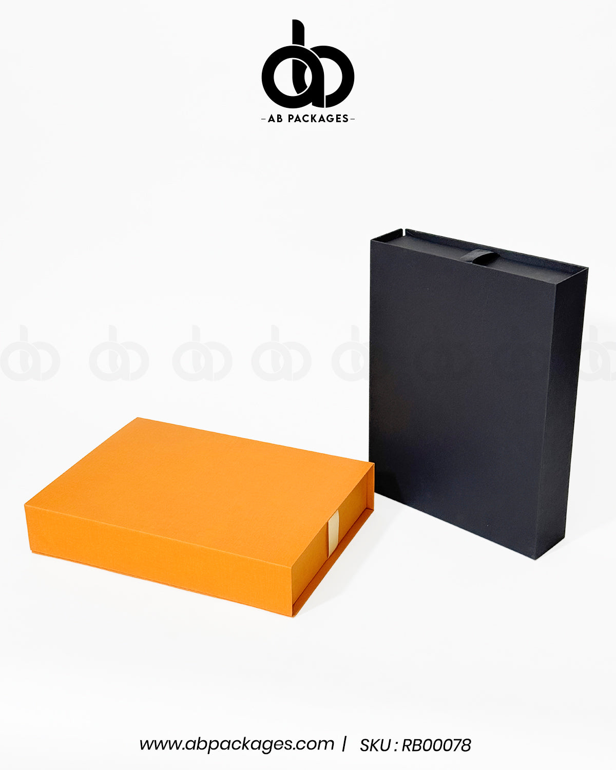 Premium Rigid Magnetic Flap Box (Grooved) – Luxury Gift Packaging – AB ...
