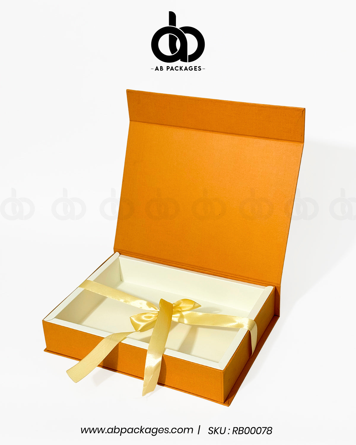 Premium Rigid Magnetic Flap Box (Grooved) – Luxury Gift Packaging – AB ...