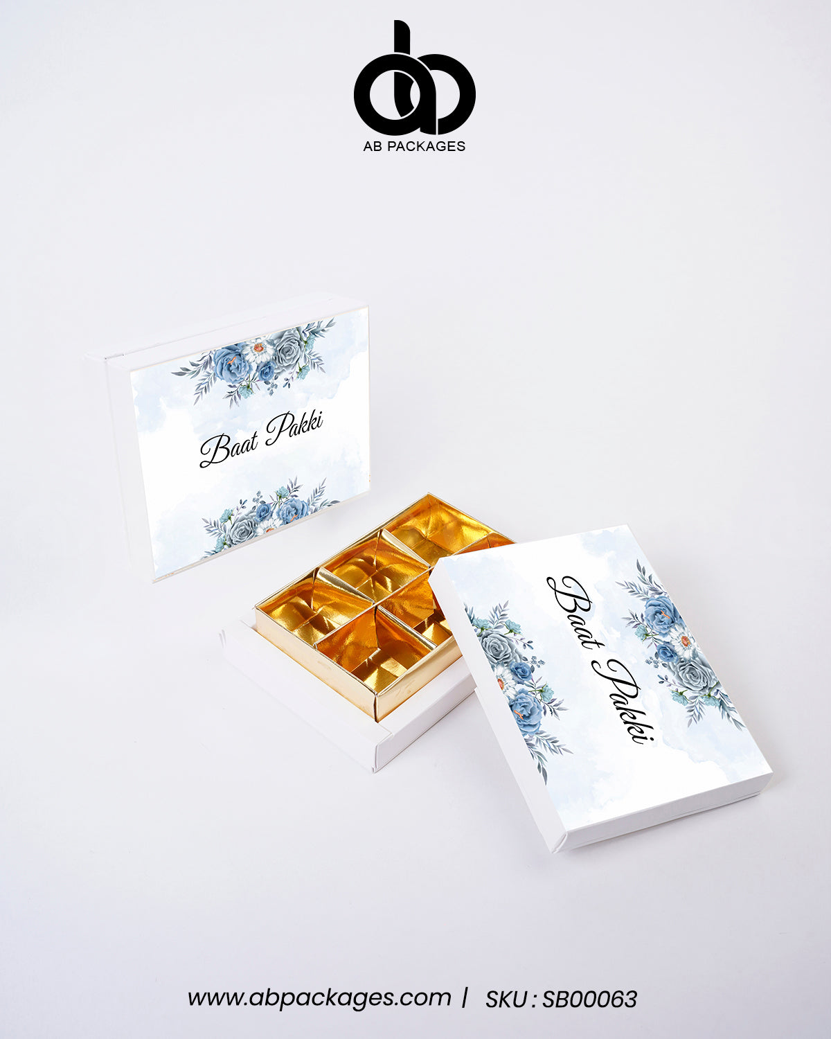Baat Pakki Chocolate & Sweet Box – Elegant Engagement Gifting