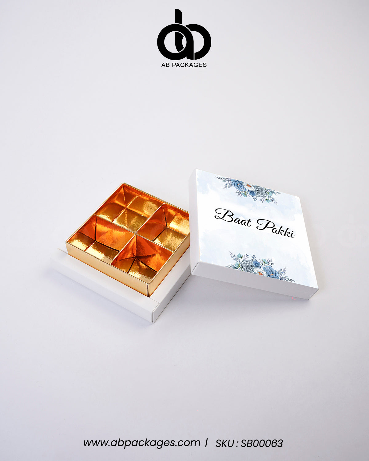 Baat Pakki Chocolate & Sweet Box – Elegant Engagement Gifting