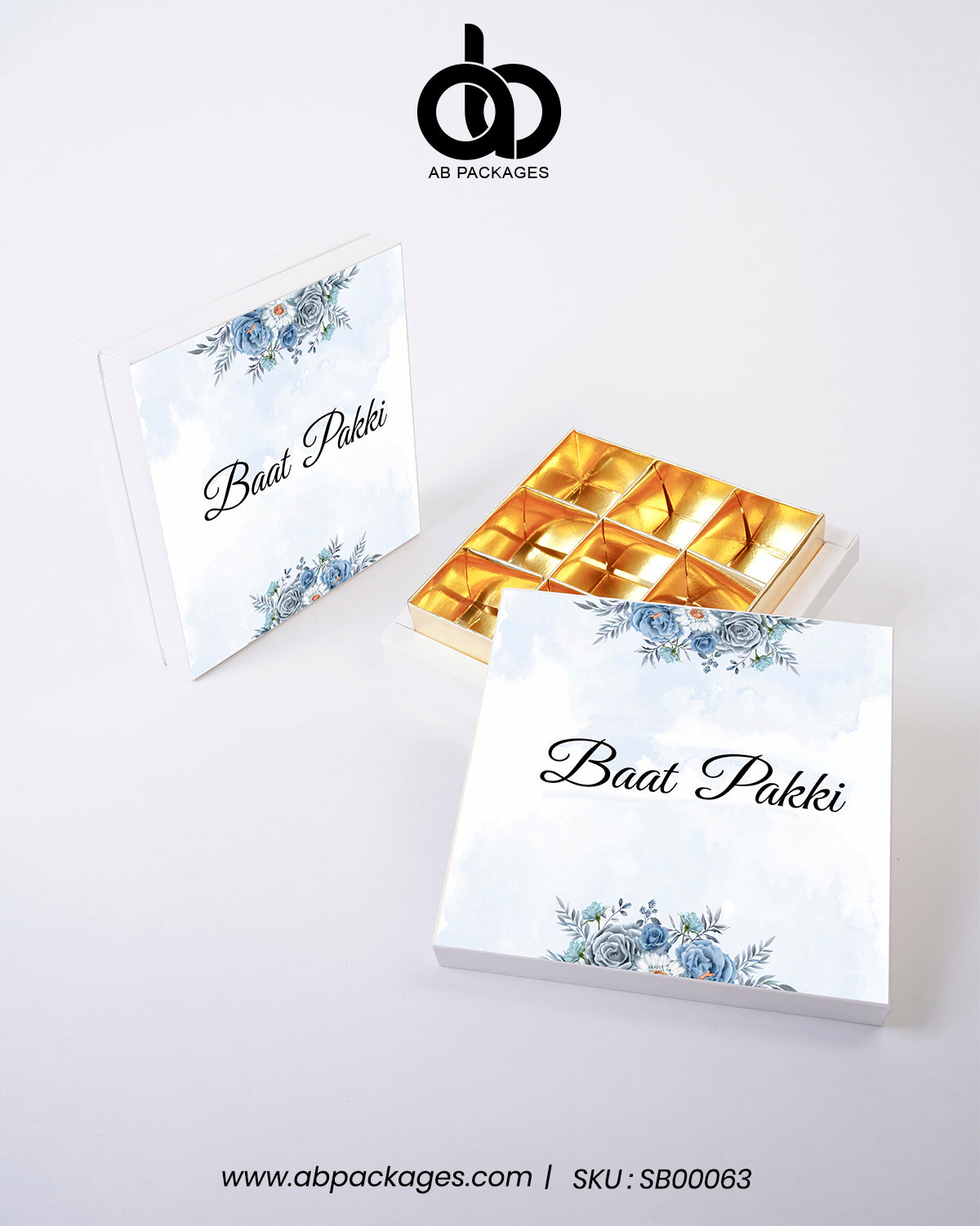 Baat Pakki Chocolate & Sweet Box – Elegant Engagement Gifting