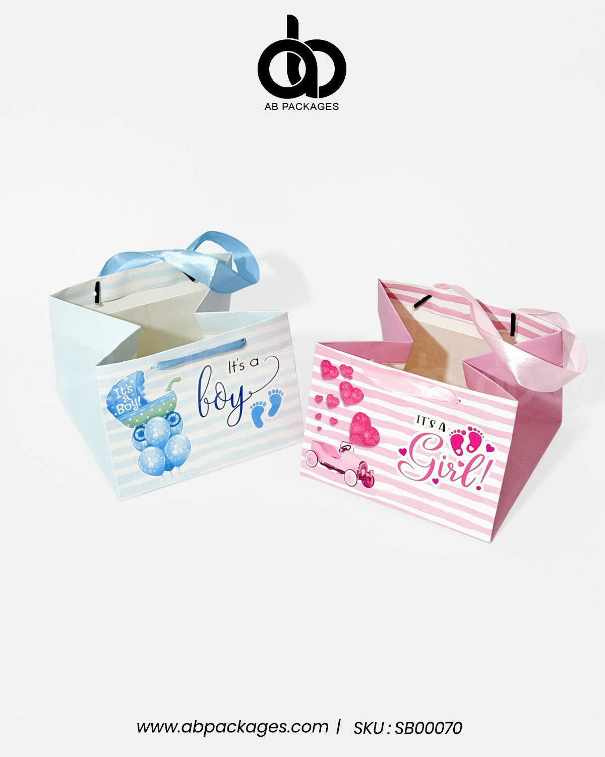 Tranquil Birth Announcement 9-Portion Carry Bag (Cardboard – Bag Only)