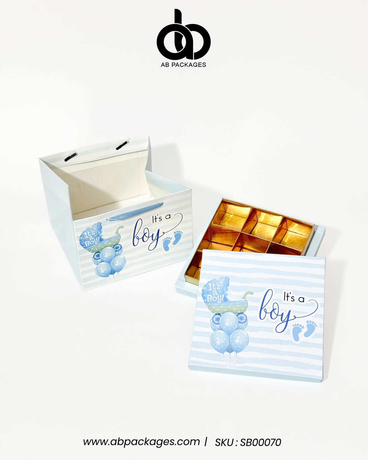 Tranquil Birth Announcement 9-Portion Carry Bag (Cardboard – Bag Only)