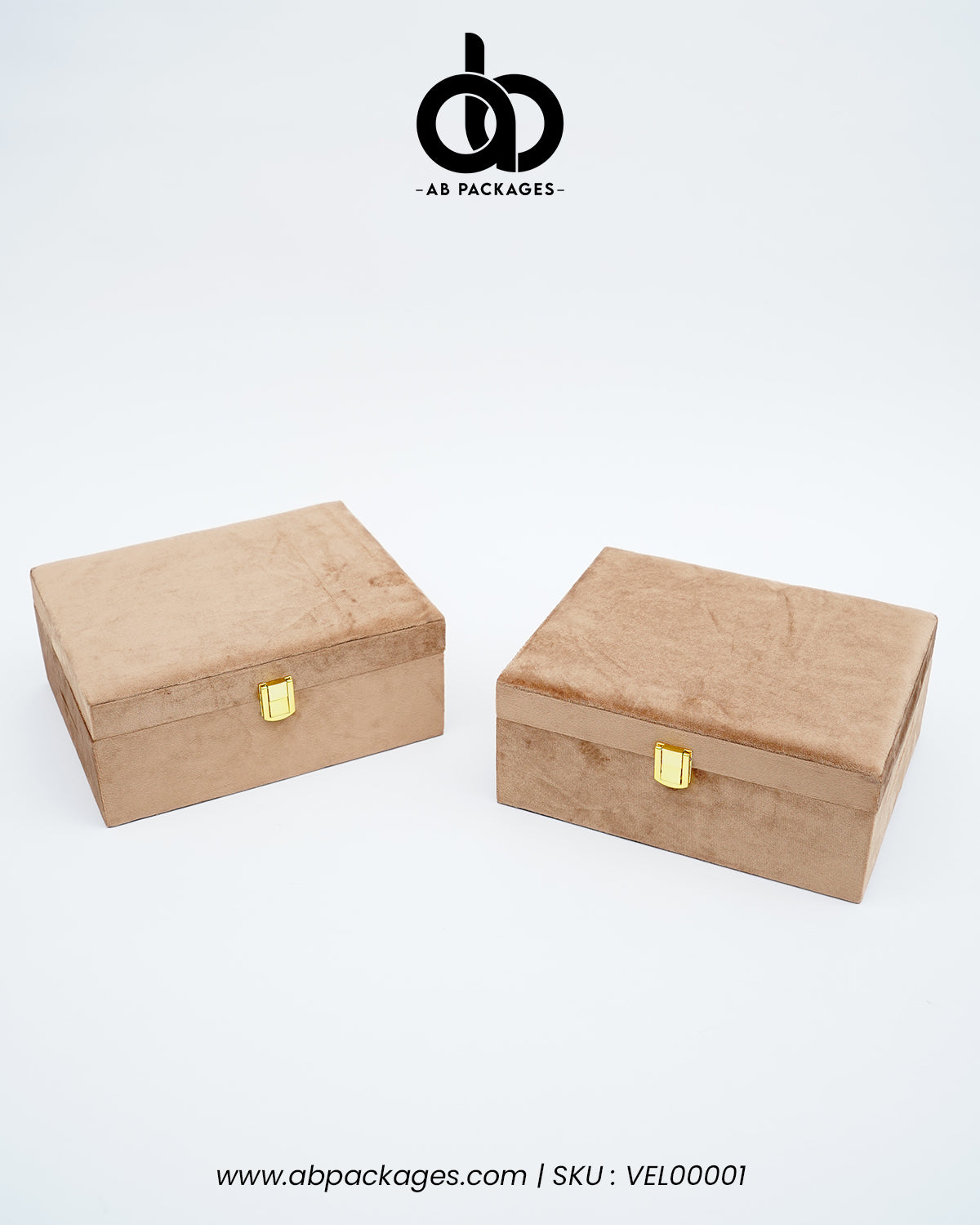 Forest Elegance: Premium Velvet Wood Box