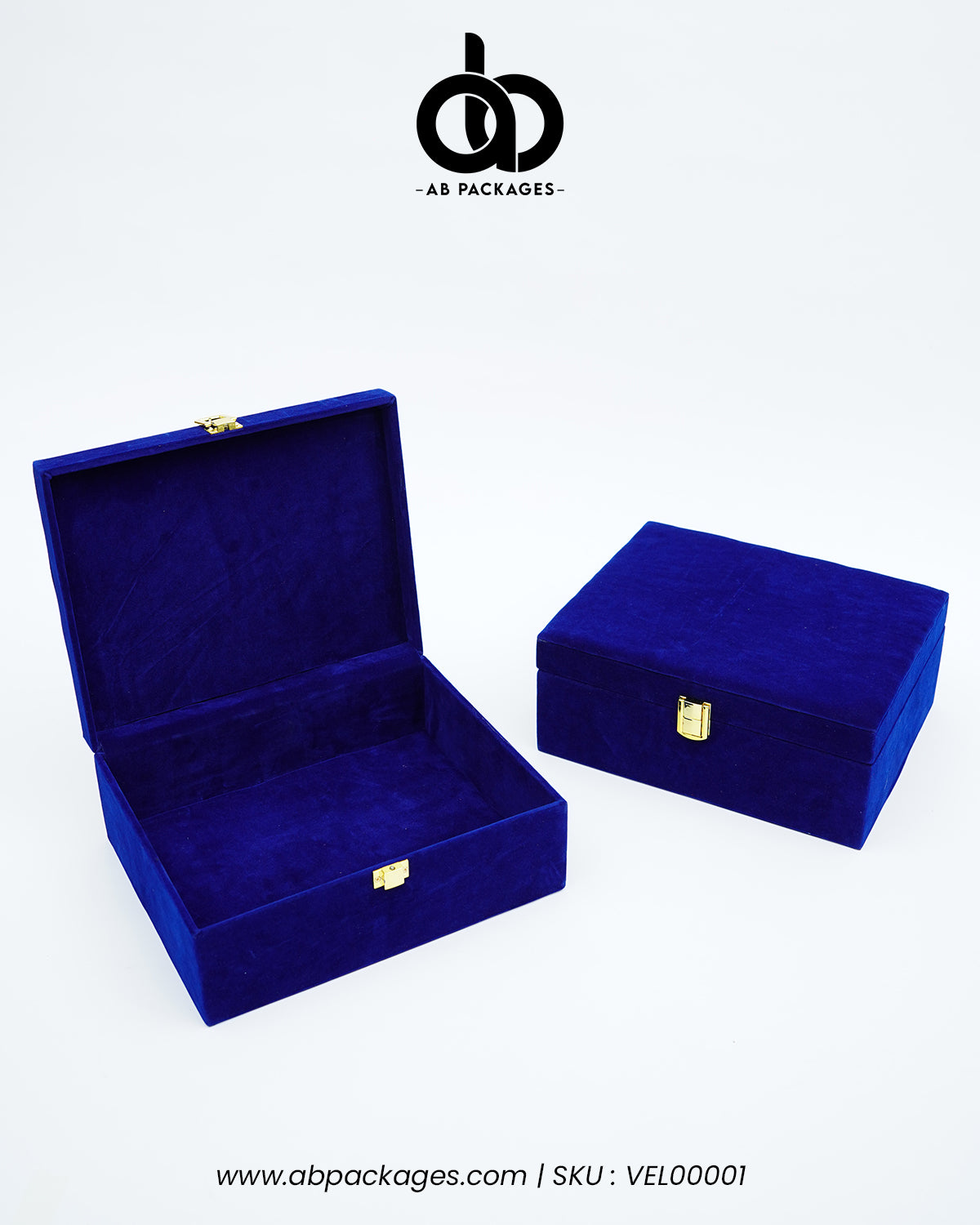 Forest Elegance: Premium Velvet Wood Box