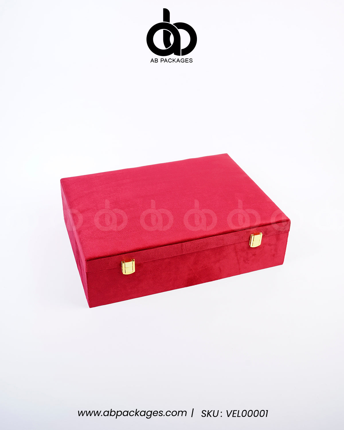 Forest Elegance: Premium Velvet Wood Box