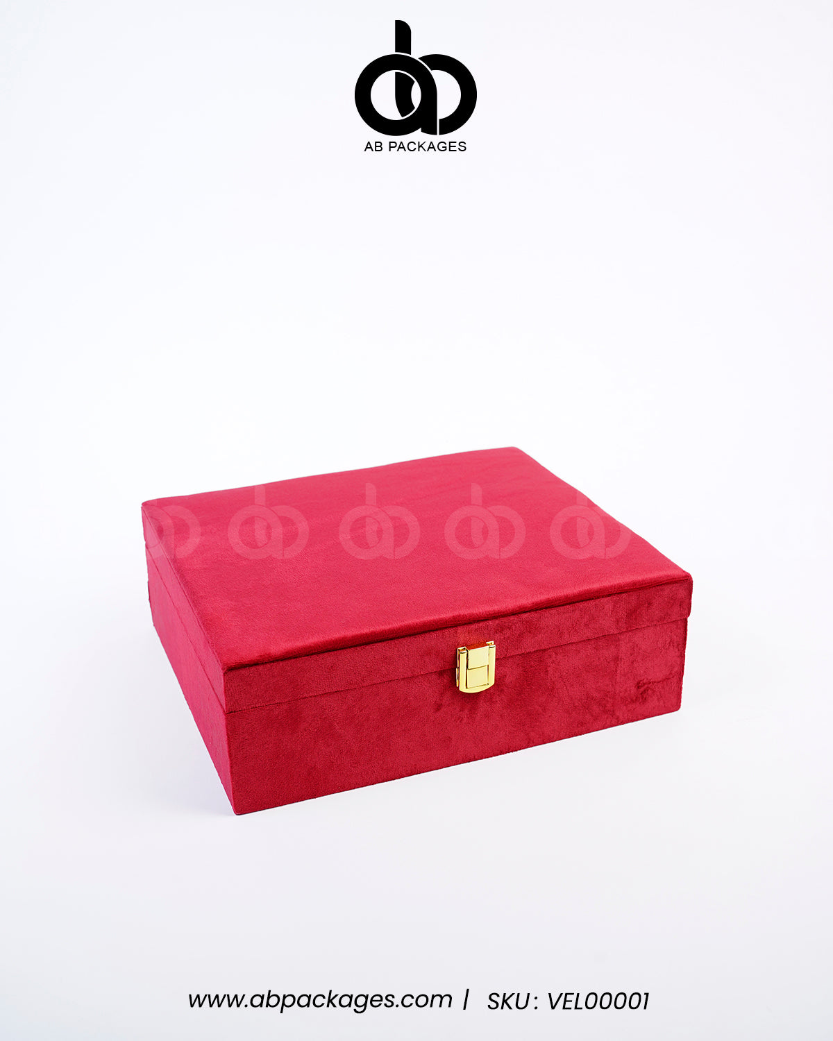 Forest Elegance: Premium Velvet Wood Box