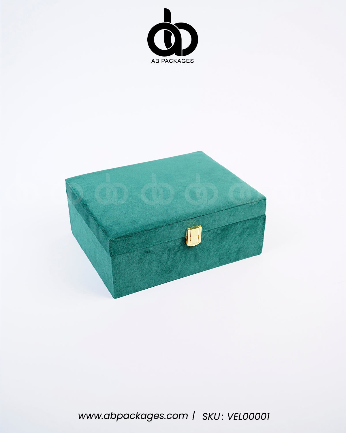 Forest Elegance: Premium Velvet Wood Box