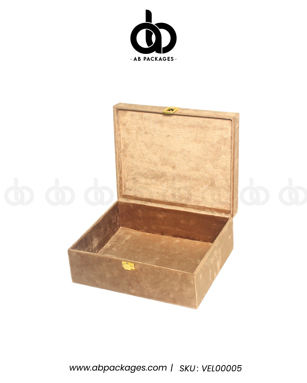 Forest Elegance: Premium Velvet Wood Hajj Exclusive Box