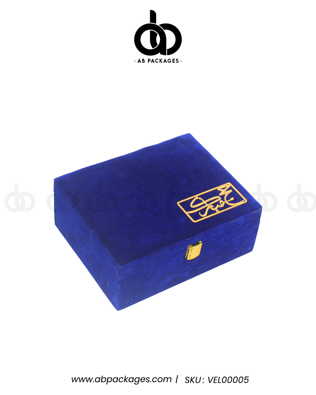 Forest Elegance: Premium Velvet Wood Hajj Exclusive Box