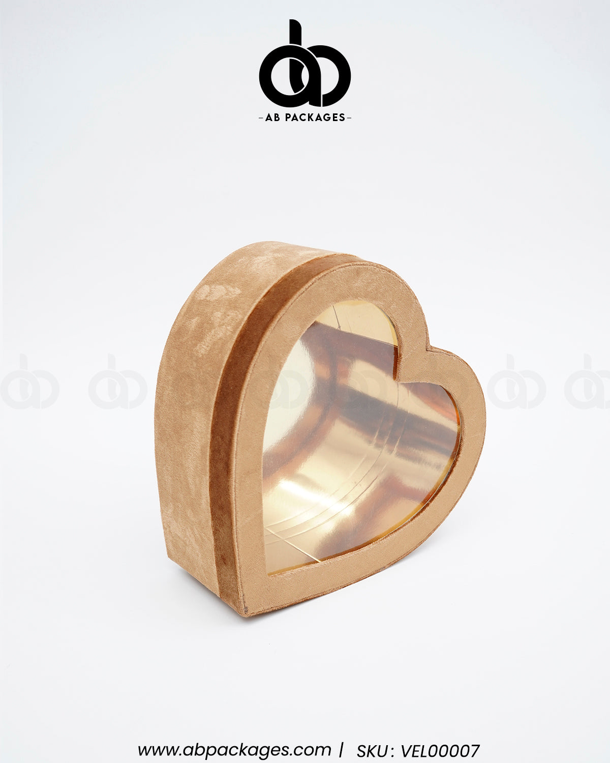 Gold Heart Trinket Box