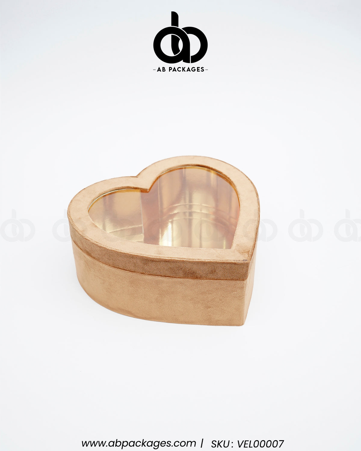 Gold Heart Trinket Box