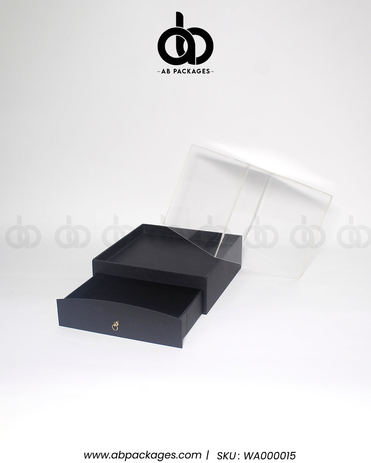 Sleek Black Collector's Box