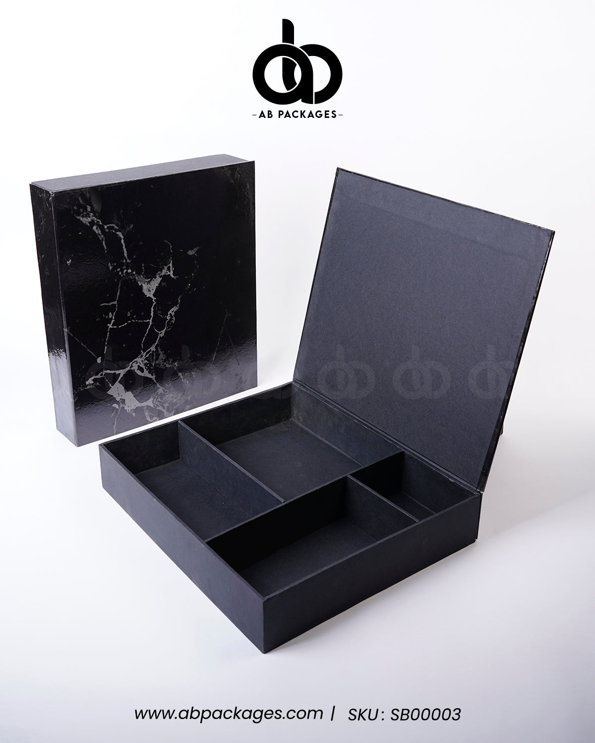 Wooden Shirt Marble Black Box